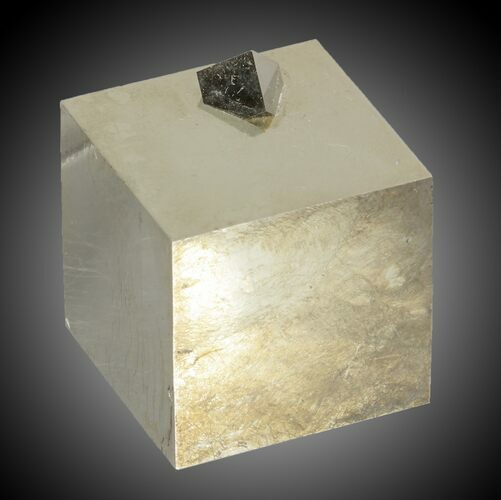 Natrual Pyrite Cube - Navajun, Spain #31023